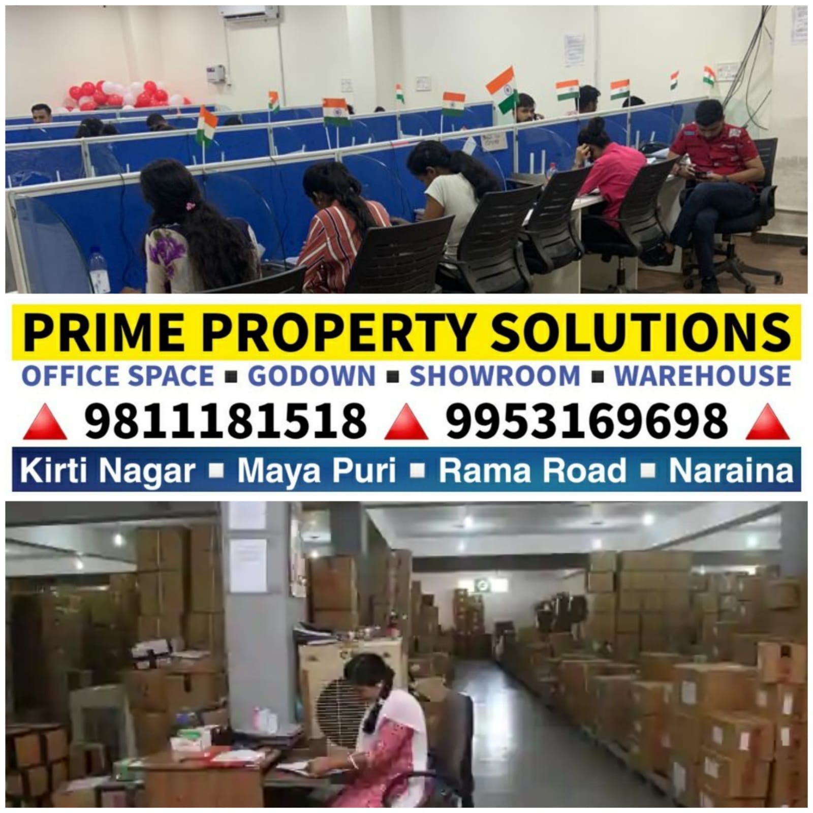 Sale/Purchase and Rent/Lease of Office Spaces, Shops, Showrooms, Warehouses / Godowns, Apartments / Flats, Multipurpose Buildings, Industrial Plots / Lands, Industrial Buildings